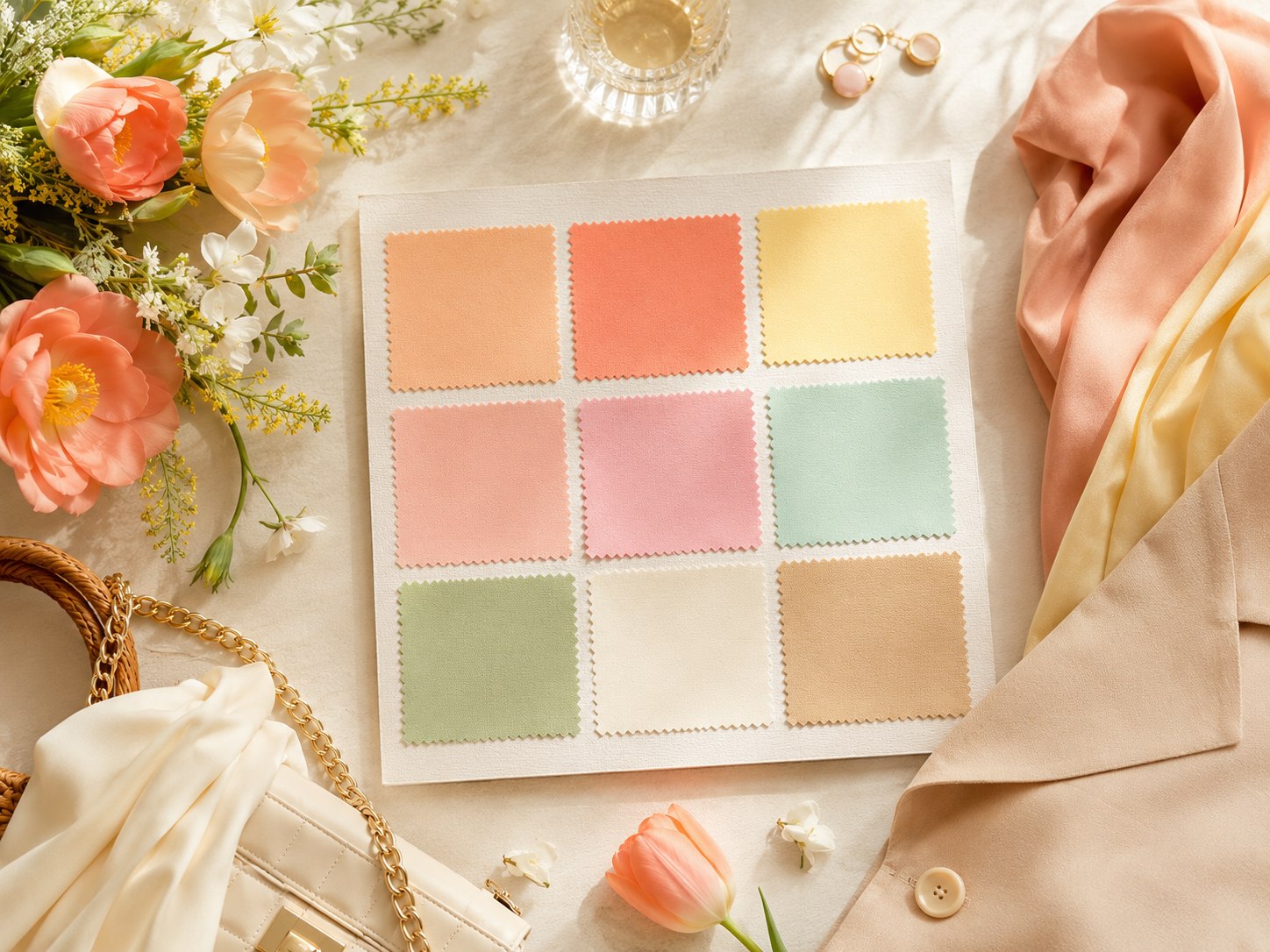 Spring color type palette