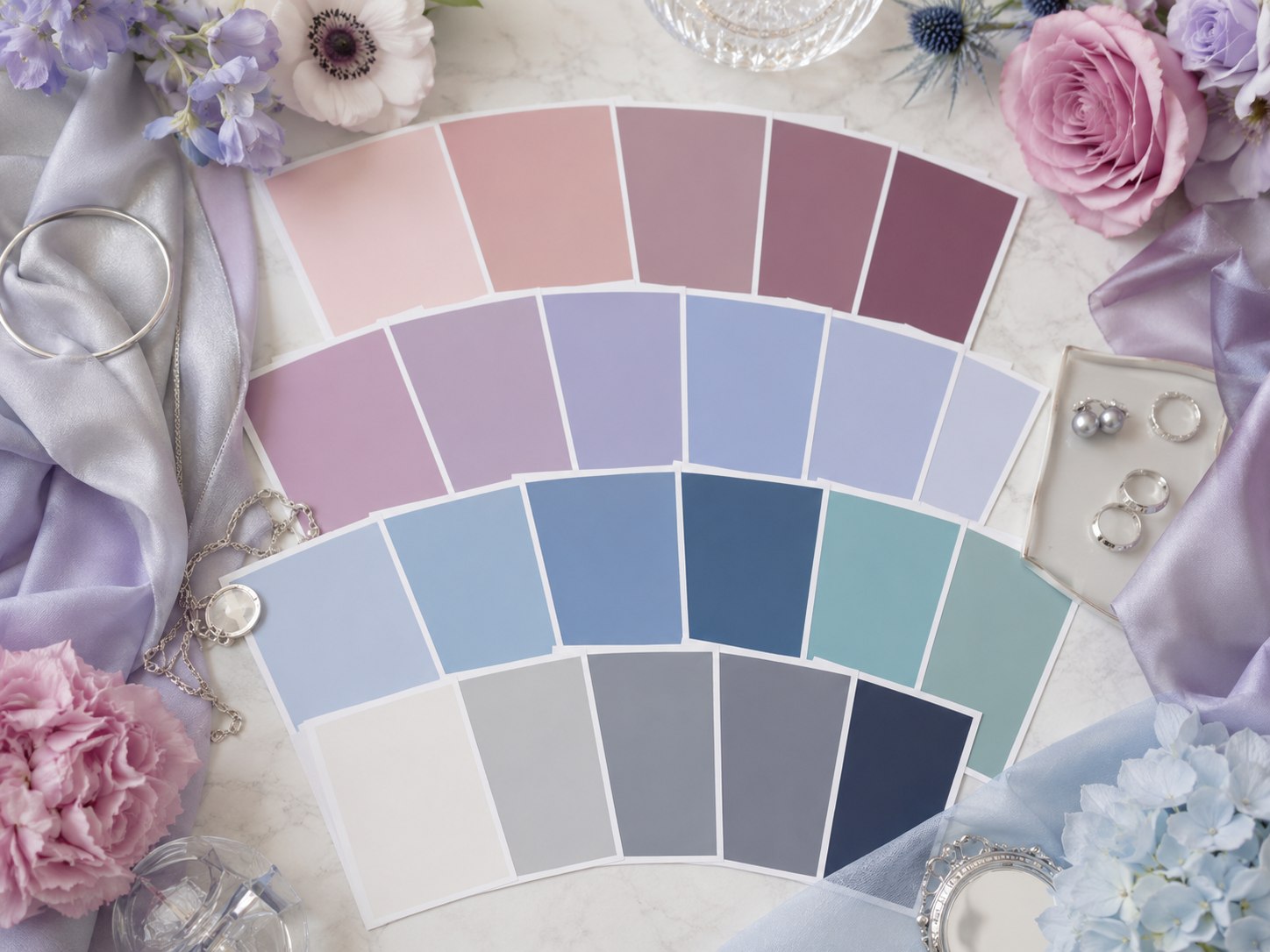 Summer color type palette
